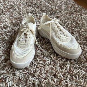 Sorel Ona 503 Lace Up Shoes Sea Salt Chalk Size 8